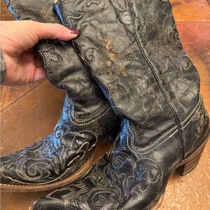 Corral black boots - size 8.5